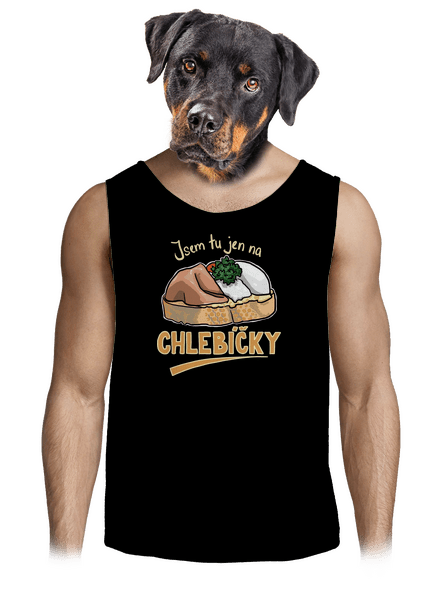 Na chlebíčky pánské tílko Black