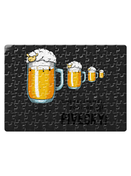 Pivečka puzzle White