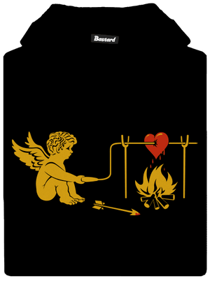 Amorek dětská mikina klokanka Black