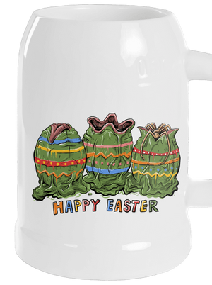 Happy Easter půllitr White