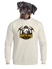 unisex mikina bez kapuce