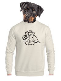 unisex mikina bez kapuce