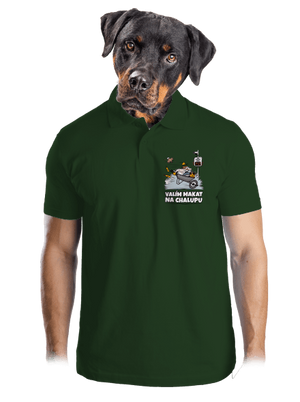 Valím na chalupu pánská polokošile Bottle Green Mal