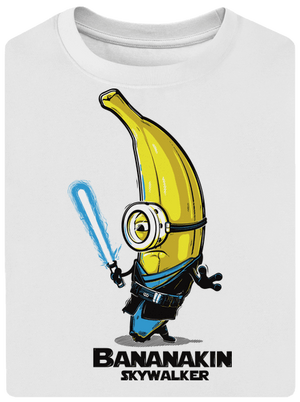 Bananakin Skywalker unisex tričko oversized White