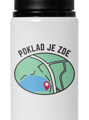 Poklad lahev na vodu White