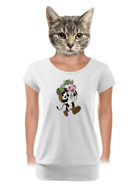 dámské tričko s lemem