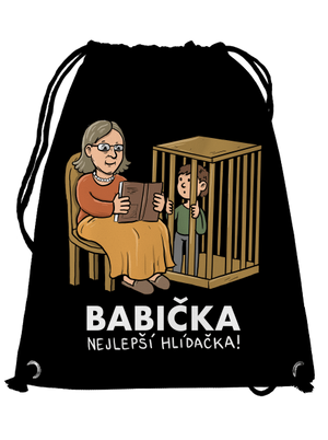 Babička hlídačka vak Black