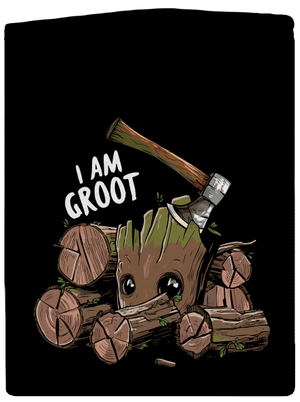 I Am Groot dámská mikina na zip Black