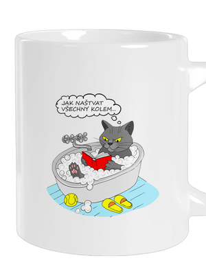 Jak všechny naštvat velký hrnek White