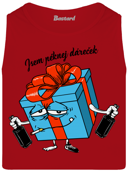 Dáreček pánské tílko Red