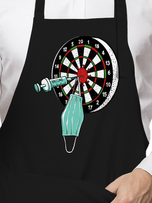 Zásah zástěra Black