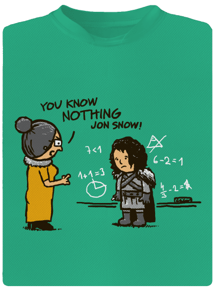 You Know Nothing pánské sportovní tričko Mint Mal