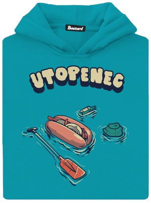 Utopenec dětská mikina klokanka Hawaiian Blue