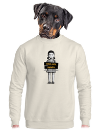 unisex mikina bez kapuce