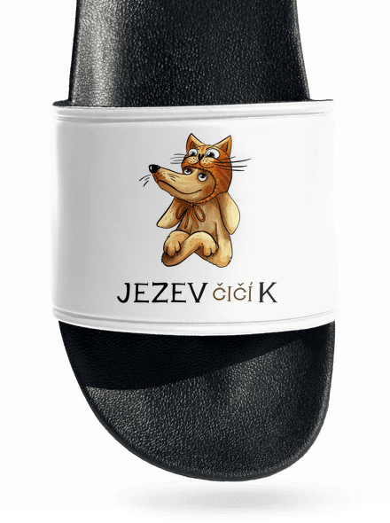 Jezevčičík pantofle White
