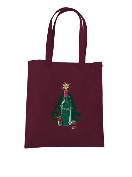 Vánoční borovička taška Burgundy
