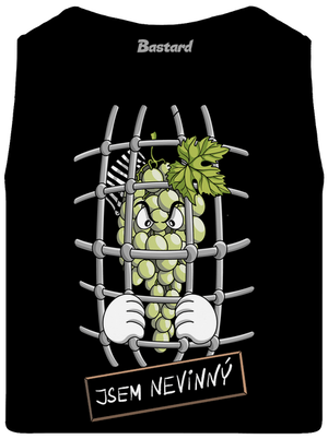 Nevinný Hrozen pánské tílko Black