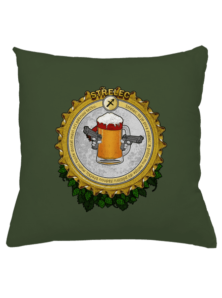 Pivní horoskop: Střelec polštář Olive Green