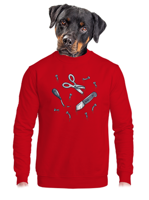 unisex mikina bez kapuce