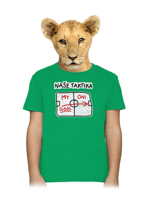Naše taktika dětské tričko Kelly Green