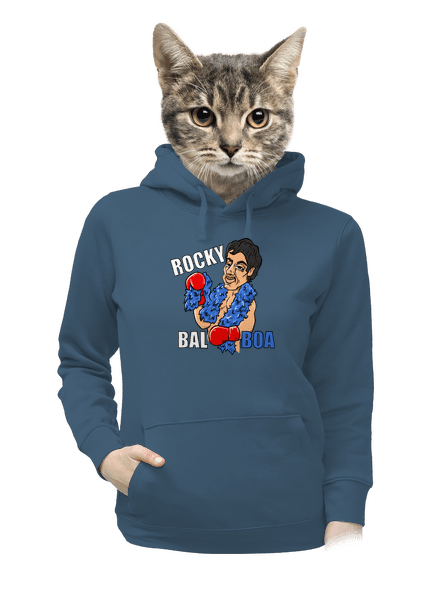 Rocky Bal boa dámská mikina klokanka Denim