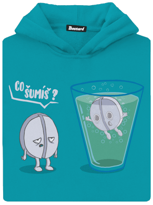 Co šumíš dětská mikina klokanka Hawaiian Blue