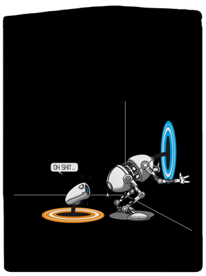 Portal dámská mikina na zip Black