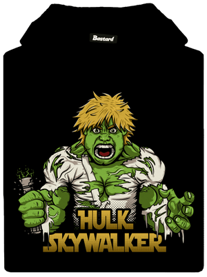 Hulk Skywalker dámská mikina klokanka Black