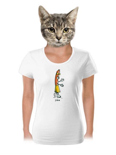 Páreček dámské tričko White