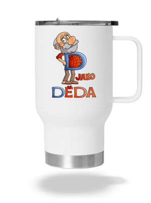 D jako děda termohrnek White
