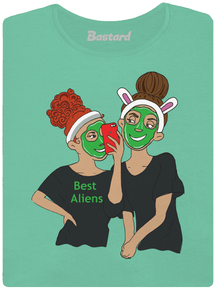Best aliens dámské tričko premium Mint Mal