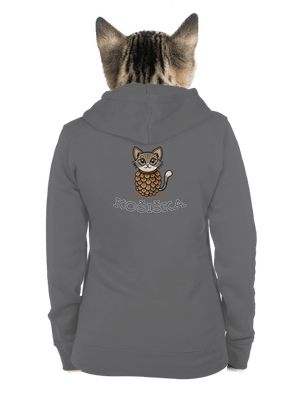 Košiška dámská mikina na zip Steel Gray