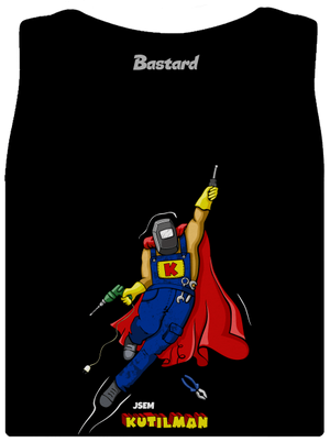 Kutilman dámské tílko klasické Black