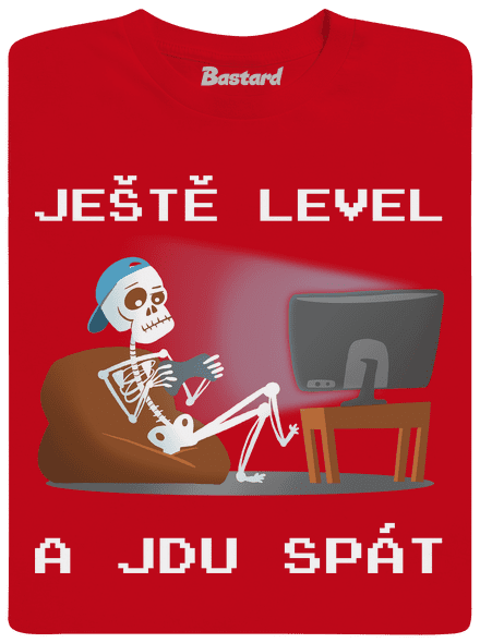 Ještě level dětské tričko Red