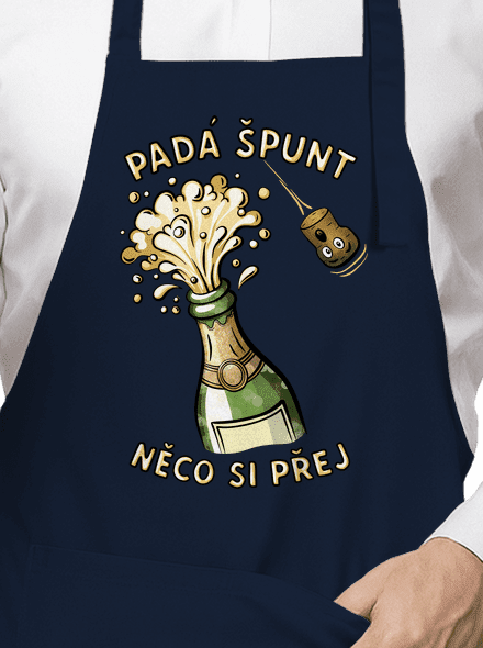 Padá špunt zástěra Navy