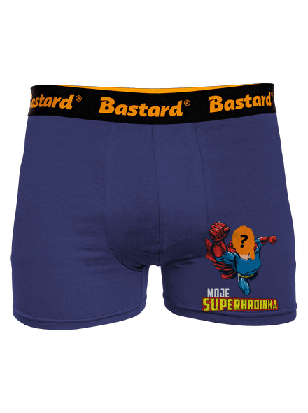 Moje superhrdinka boxerky Blue Navy