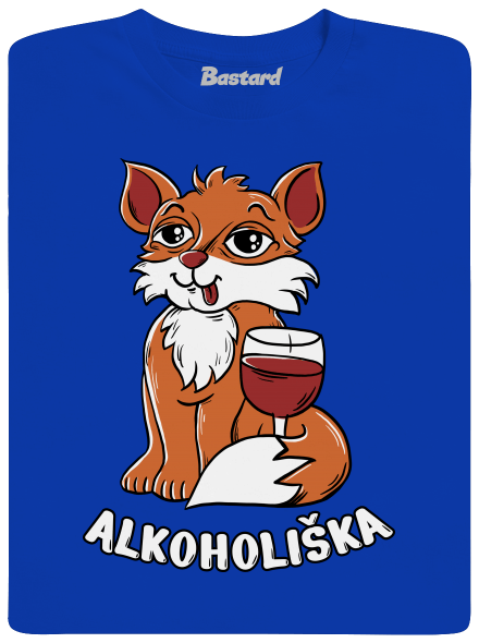 Vínová Alkoholiška pánské dlouhý rukáv Royal Blue