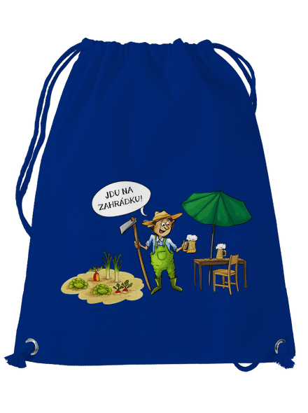 Jdu na zahrádku vak Royal Blue Mal
