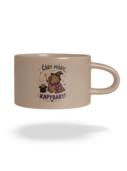 Čáry máry kapybary hrnek makronka Brown Macaron