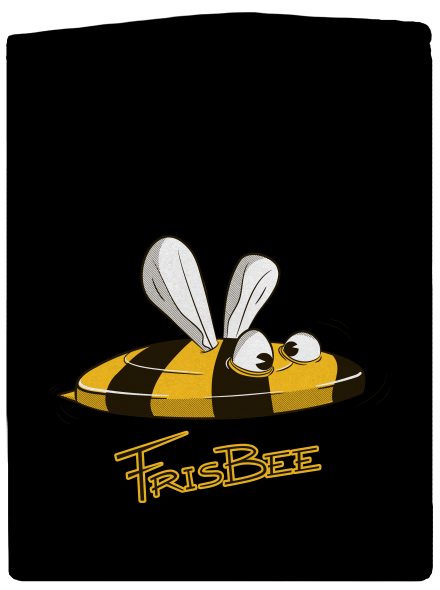 Frisbee pánská mikina na zip Black