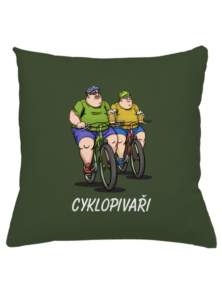 Cyklopivaři polštář Olive Green