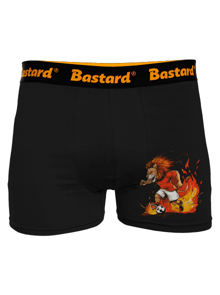 Český fotbalový lev boxerky Black