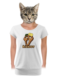 dámské tričko s lemem