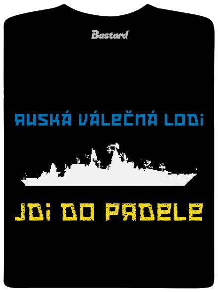Ukrajina - Loď pánské dlouhý rukáv Black
