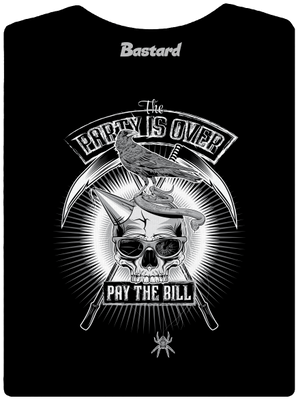 Party is over dámské tričko Black