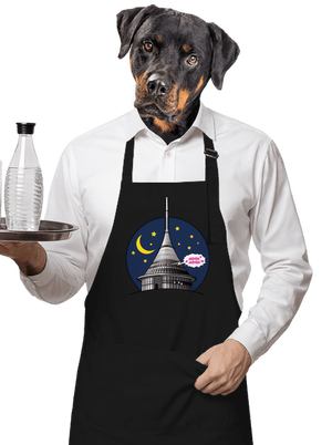 Ještěd zástěra Black