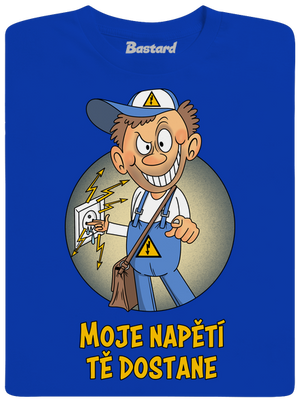 Moje napětí pánské tričko Royal Blue
