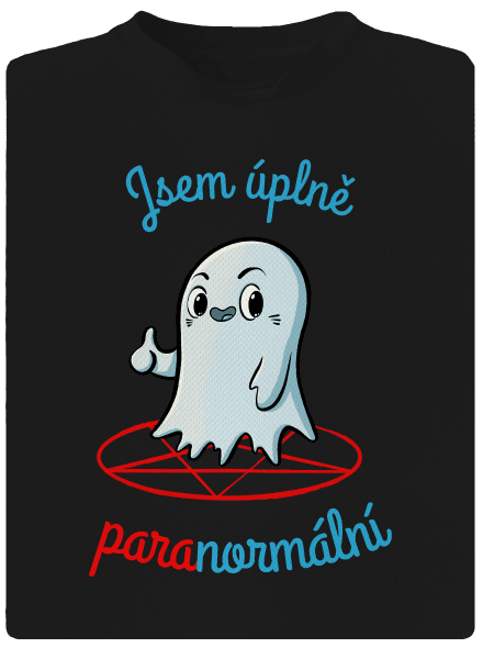 Jsem paranormální dětské sportovní tričko Black