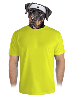 Bez potisku pánské sportovní tričko Neon Yellow