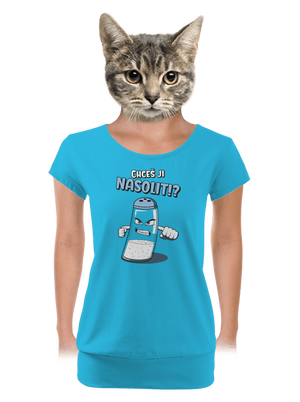 dámské tričko s lemem